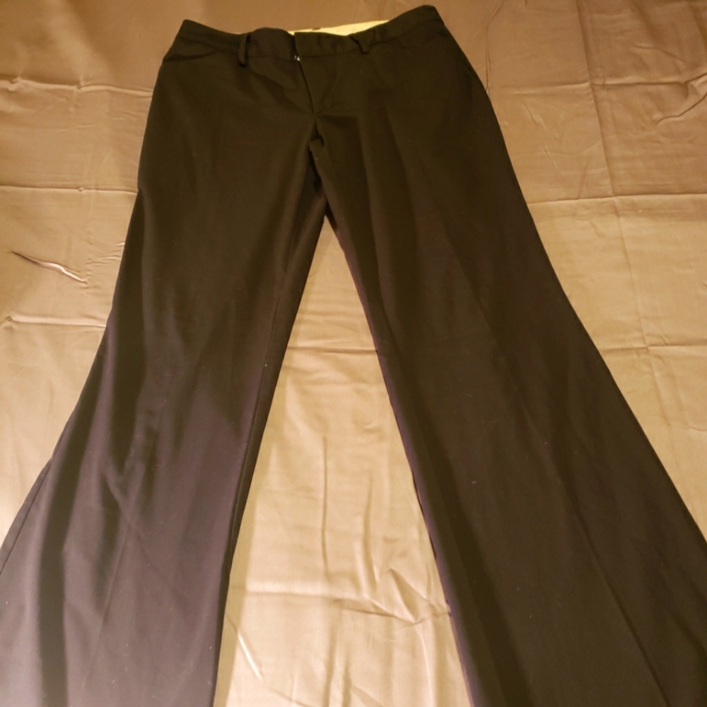 Mossimo black dress pants. Flared leg. Size 8.